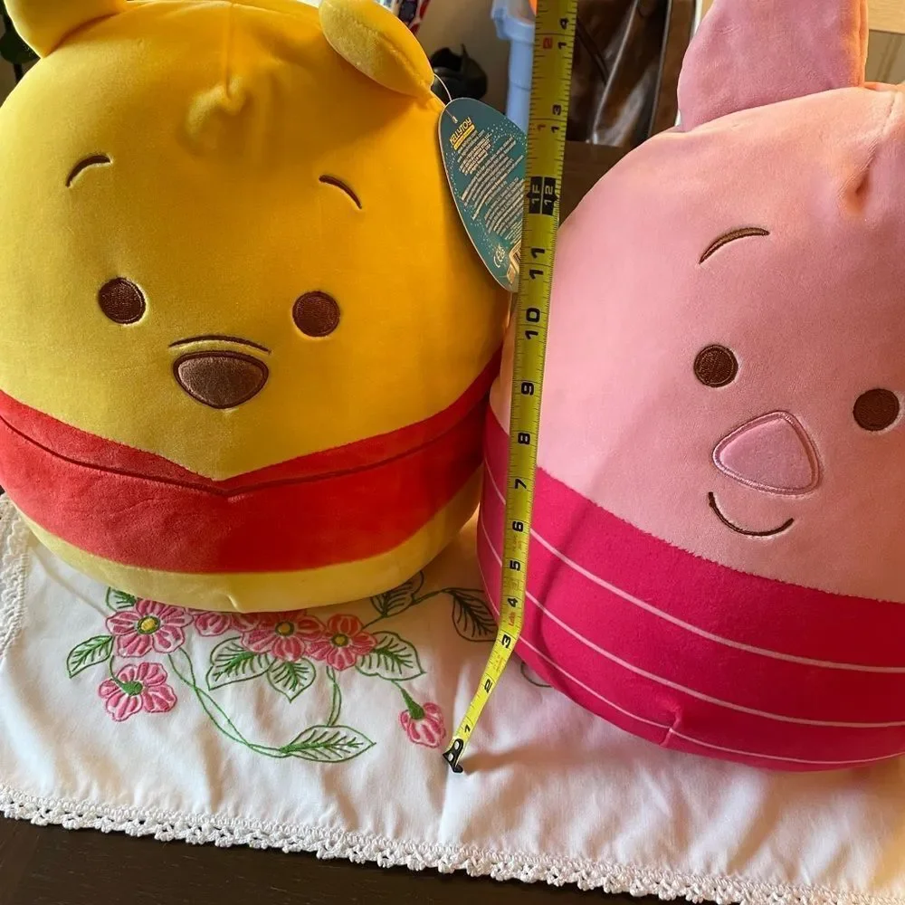 Winnie The Pooh and Piglet Disney Squishmallow Plushes